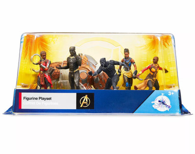black panther figurine set
