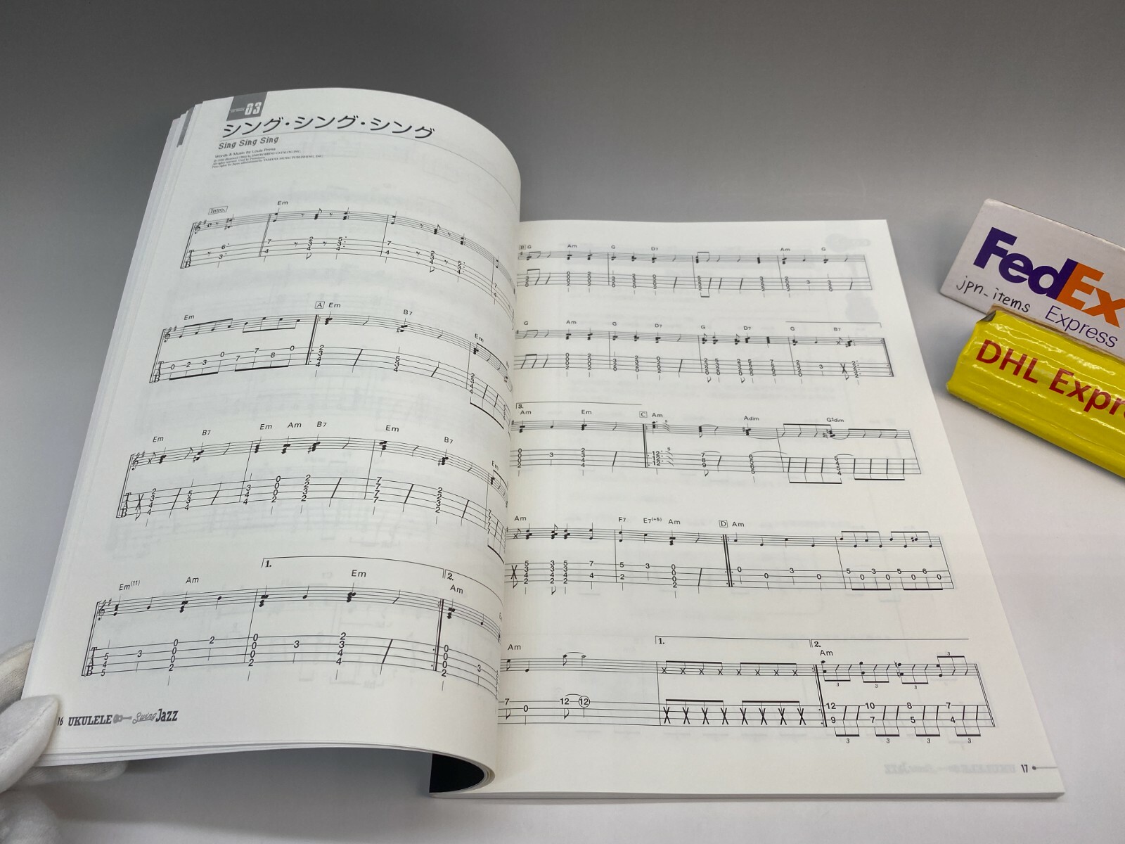 UKULELE SWING JAZZ with 1 CD Takashi Nakamura Sheets Score Book 2014