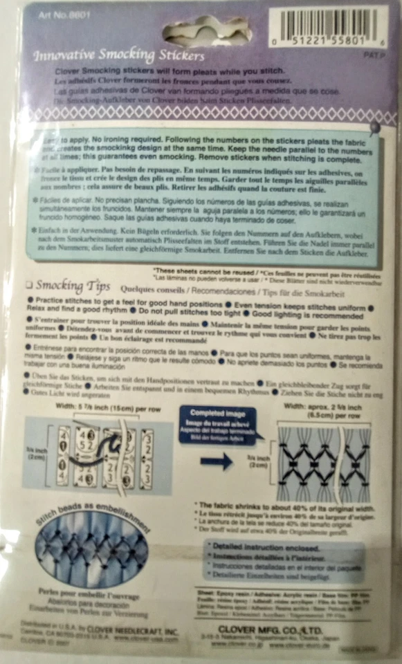 PEGATINAS BORDADAS TRÉBOL TÉCNICA NOVEAU DISEÑO DIAMANTE Foto 2 de 2