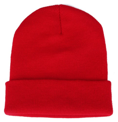 Plain Colour Beanie Hats Warm Adults Mens Ladies Woolly Ski Winter Multi - Picture 9 of 13
