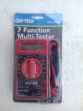Cen-tech 7-function Multi-tester Digital Multimeter 98025