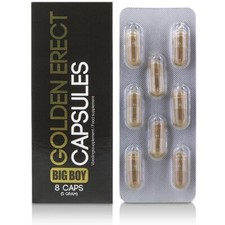 Golden Erect Caps - Erektionshilfe - 8 Tabletten