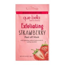 Que Bella Revitalizing Strawberry Peel Off Face Mask - 0.35oz