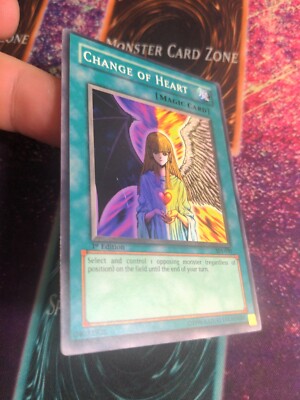 Yu-Gi-Oh! Change of Heart SDJ-030 1st Edition Common NM/LP | eBay