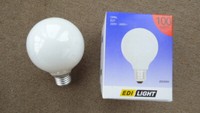 Edi Light Globelampe E27, D80Mm, 100W, Opalweiß, Opal