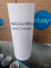 3m Gloss White 10 Racing Stripes Vinyl Sticker Graphic Decal 10 Inch X 36 Feet