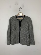 Talbots Womens Jacket 8 Petite Tweed Wool Blend Work Timeless Office Classic