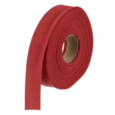 1 Zoll doppelt gefaltetes Schrägband durchgehendes Bulk Schrägband Weinrot 10 Yards