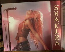 Shakira 2001 "Laundry Service" Original Vintage Record Store Promo Poster