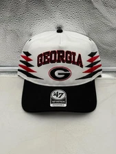 Georgia Bulldogs NCAA '47 Brand White TT Diamond Hitch Snapback Adjustable Hat