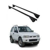 DachträGer GrundträGer FüR Ford Maverick 1993-2007 75Kg Stahl Schwarz 2 Tlg