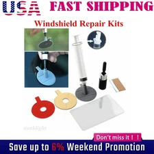 Car Window Glass Crack Chip Resin Windscreen DIY Repair Tool Kit Windshield Ttmu