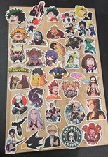 96 Pcs Tv Anime My Hero Academia Laptop, Water Bottle Vinyl Decal Stickers Set