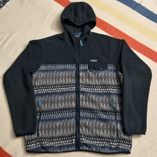 Patagonia Synchilla Hoodie Mens Large Snap T Fleece Laughing Waters FA17 Jacket