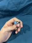 925 Sterling Silver Mens Womens Blue Stone Color Design Ring Sz 11 — photo 6
