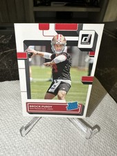 2022 Panini Donruss Rated Rookie Brock Purdy #374 (RC) NM/M Rare 49ers