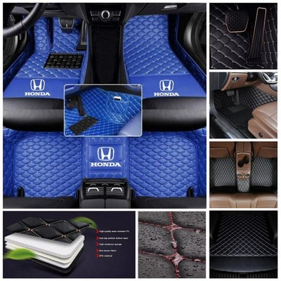 Für Honda Auto Fußmatten Koffermatte Automatten PU Rutschfest 3D Wasserdichte