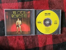PHIL OCHS/ GREATEST HITS*RARE 1986 UK IMPORT CD #ED CD 201 ON EDSEL-DEMON LABEL 