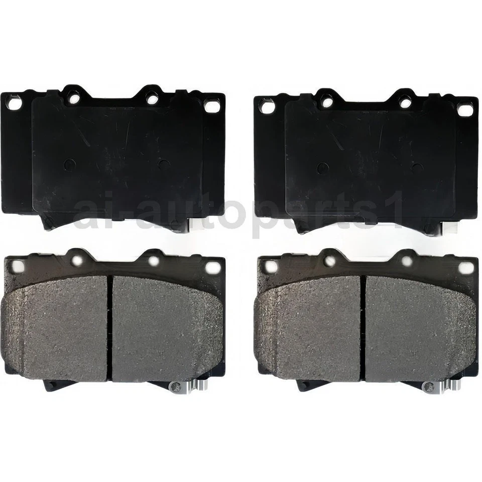 Front Rear Brake Rotors + Brake Pads Kit Fits 2000 2001 2002 Toyota Land Cruiser - Image 2 of 4