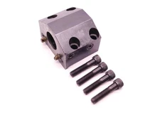 1 1/2 I.D. LATHE BORING BAR TURRET TOOL HOLDER 45mm X 80mm BOLT HOLE PATTERN