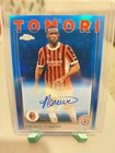 2024-25 Topps UCC Fikayo Tomori Blue Numbered Base Autograph 005/150 AC Milan