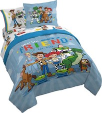 Disney Toy Story "You've Got a Friend in Me" Kids Queen Bed Set-AB0FR8Y2VP38