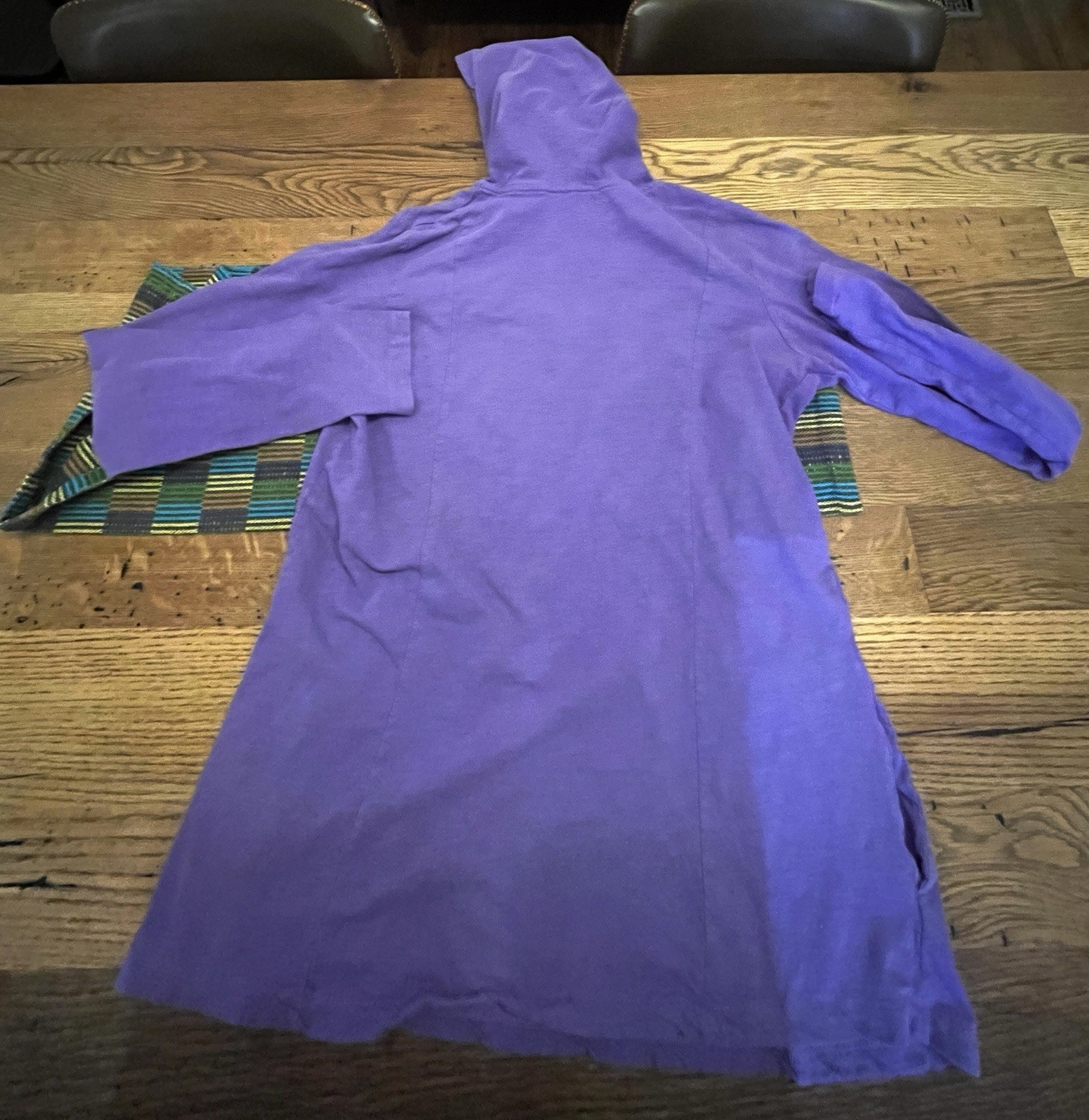 Vintage Corvette Women’s Hooded Long Sleeve Tshirt Purple General Motors 