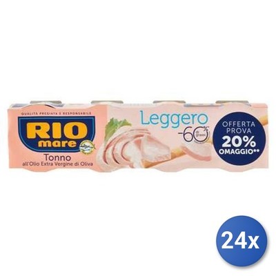 24x Multipack Rio Mare Thunfisch Ol in Öl 60g X4 Leicht
