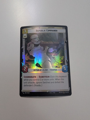 Star Wars: Unlimited - Republic Commando (Foil) - Twilight of the Republic NM/M