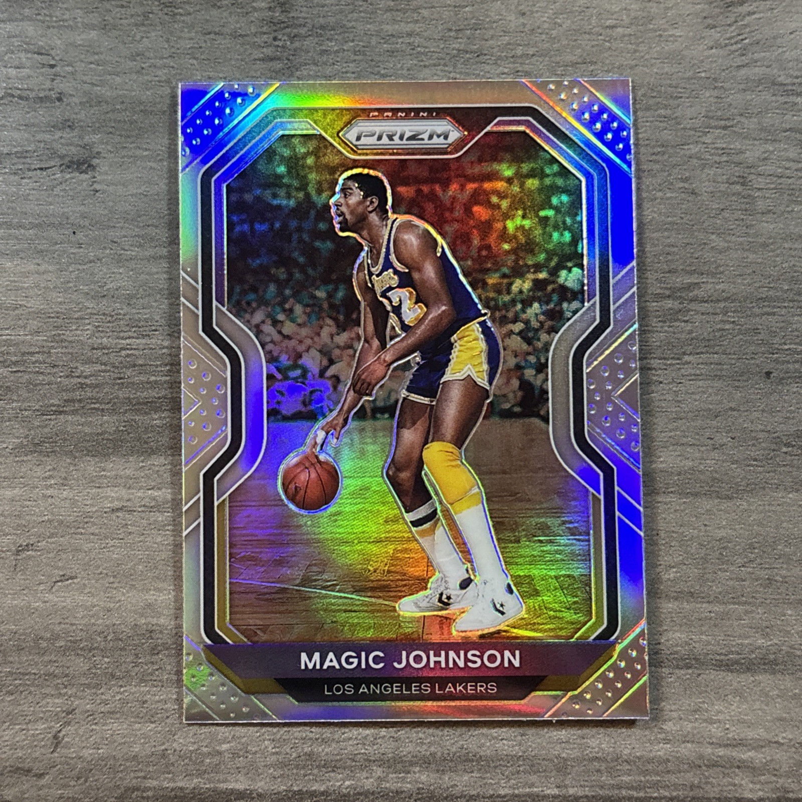 2020-21 Panini Prizm - Magic Johnson #219 Silver Prizm