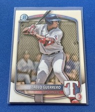 2025 Bowman Chrome Prospects #BCP-144 Pablo Guerrero Texas Rangers
