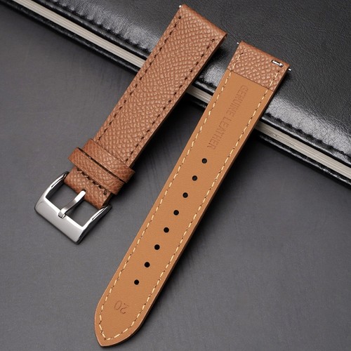 20MM Band For Omega x Swatch Bioceramic Moonswatch Leather Watch Strap - Picture 18 of 39