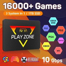 Console Emulatore Portatile SSD Retro Game 1TB con 16000+ Giochi Plug&Play