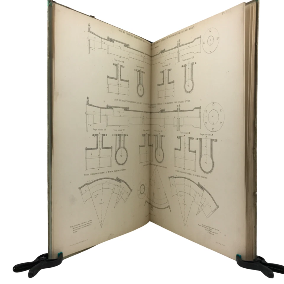 Architecture XIXe PONTS ET CHAUSSÉES PARIS Planches [Travaux de Napoléon III] - Photo 4/4