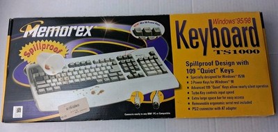 Memorex TS1000 Windows 95/98 or IBM Keyboard in Original Box