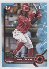 2022 Bowman Prospects Sky Blue Border 50/499 Michel Triana #BP-75 sh7
