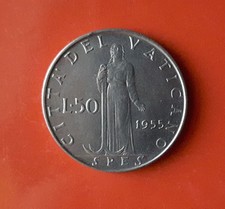 50 LIRE 1955 VATICANO [B591]