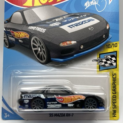 2018 Hot Wheels HW Speed Graphics Series '95 Mazda RX-7 MadMike