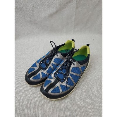 ECCO Biom Men s Size 42 (US 9) Blue Gray Mesh Lace-Up Athletic Running Sneakers