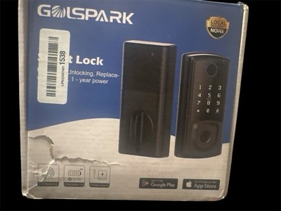 Smart Lock Dead Bolt Fingerprint Number Code Locking Golspark Auto Locking
