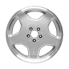 18x8.5 5 Spoke Used Front Alloy Wheel Machined Lip And Painted Silver Whl-65206
