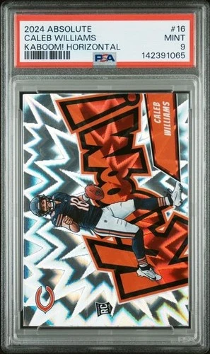 2024 Absolute Kaboom Horizontal #16 Caleb Williams RC Rookie SP PSA 9 MINT BEARS