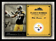 Plaxico Burress 2004 Fleer Showcase Grace Card #2 SG Pittsburgh Steelers