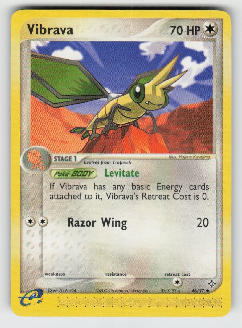 Vibrava 46/97 Uncommon Dragon Near Mint