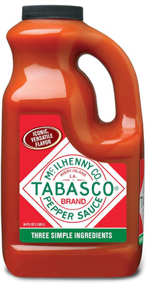Red Pepper Sauce, Medium Hot Sauce, Bulk Plastic Jug, Classic & Versatile, Three