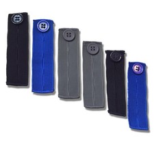 6 Pcs Elastic Pants Waist Extenders Adjustable Waistband Expanders for Men Wo...