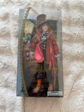 DISNEY STORE ALICE IN WONDERLAND LIVE ACTION DOLL The Mad Hatter 