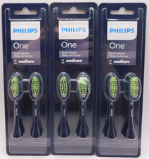 3PK Philips One Sonicare Replacement Brush Heads, 2 Heads EACH New  Sealed