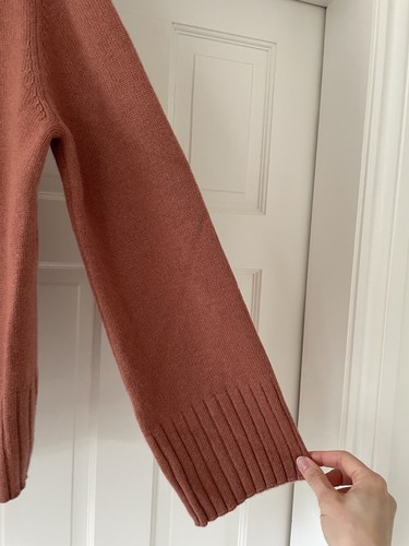 Primark Edit Brown Jumper Wool Cashmere Tan Rust Size Small BNWT RRP £24 - Picture 9 of 13