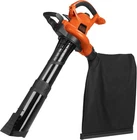 BLACK+DECKER 3-in-1 Electric Leaf Blower, Leaf Vacuum/Mulcher Corded, 12A BV6600